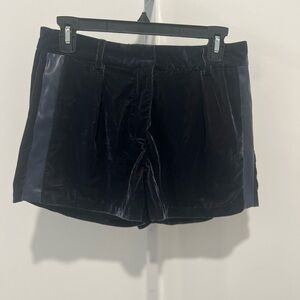 Steve Madden Indigo High Waist Velvet Shorts